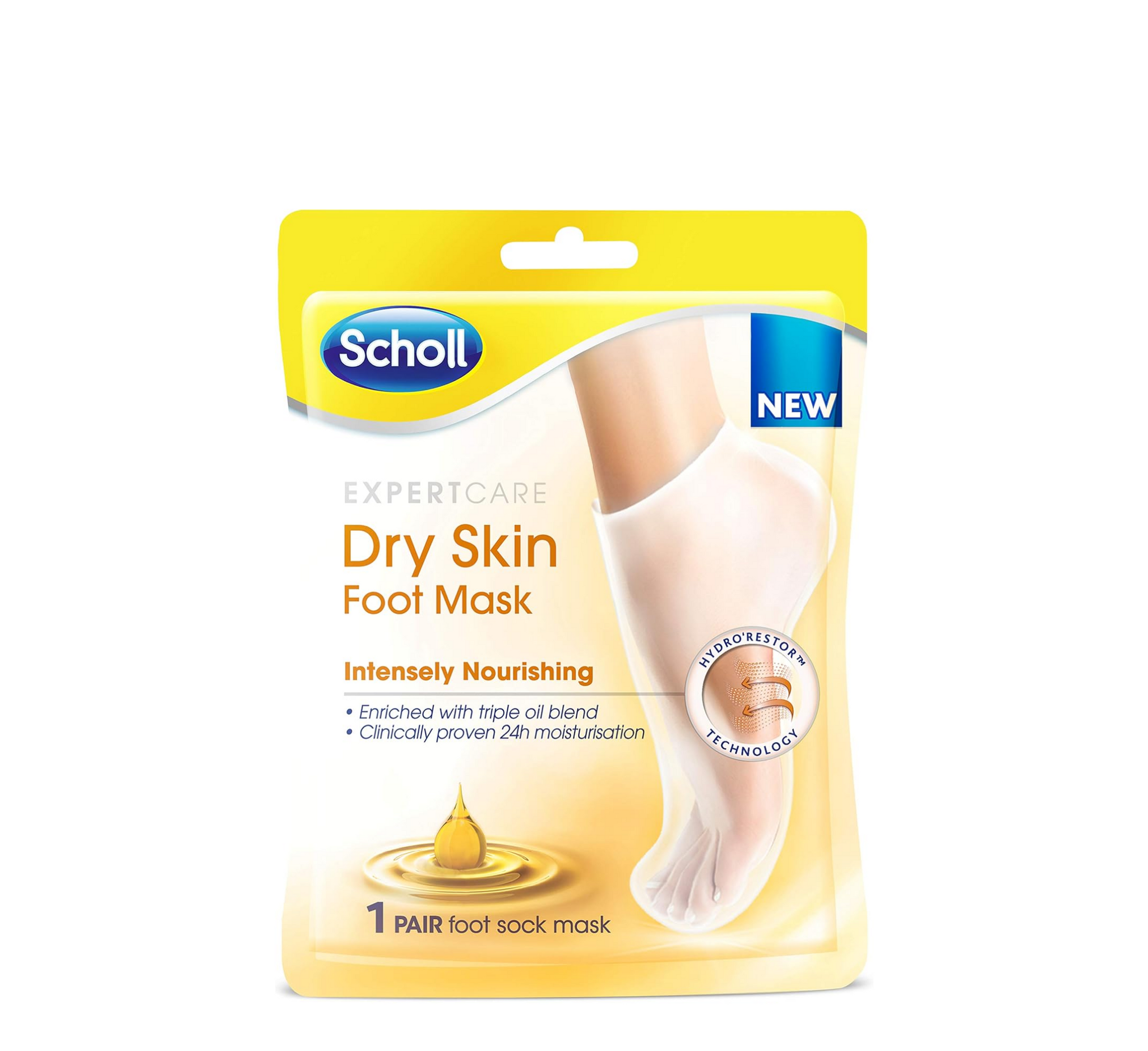 Maska për këmbë për lëkurë të thatë Scholl ExpertCare *(1 palë)