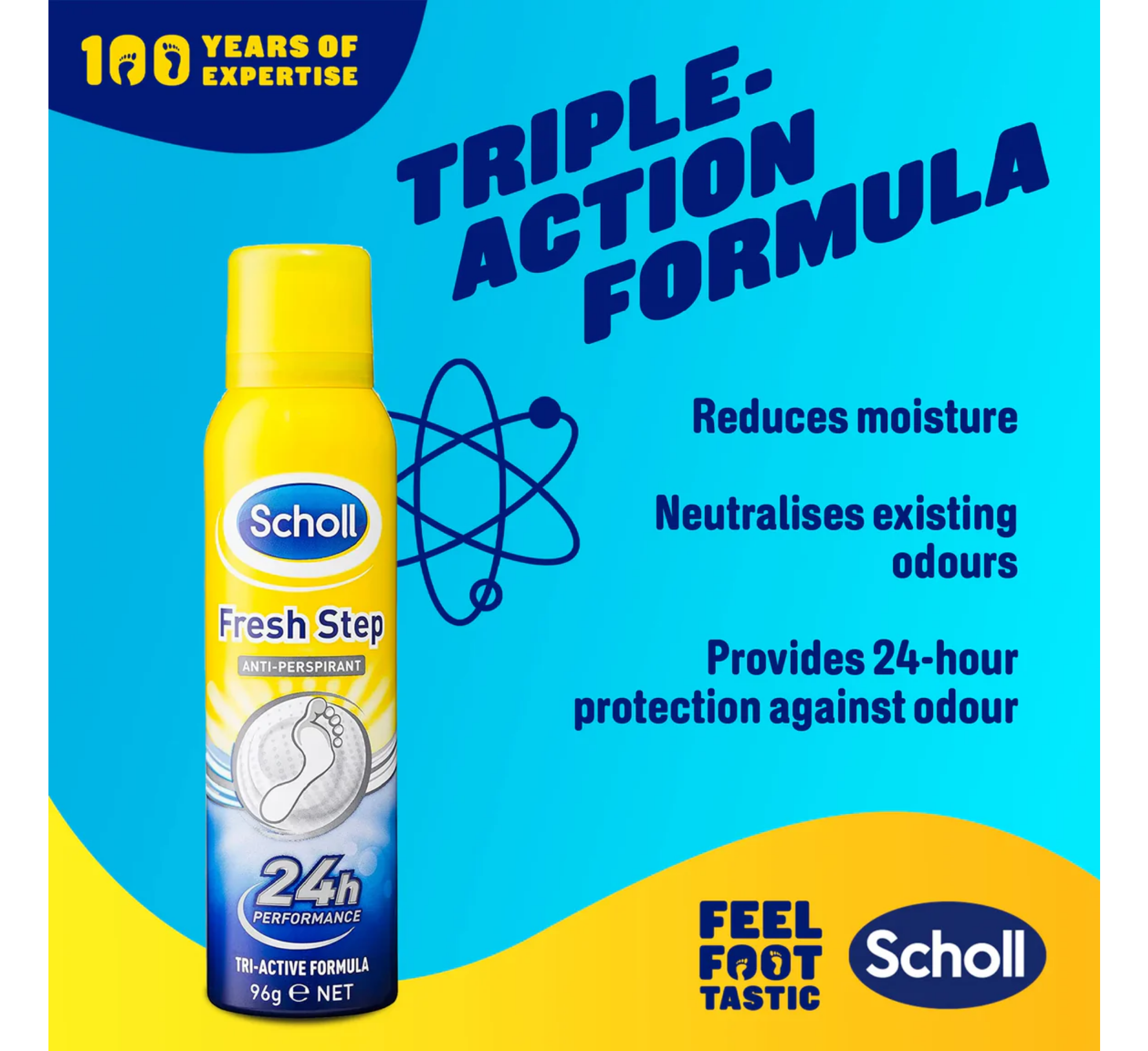 Scholl Fresh Step Anti-Perspirant Foot Spray *96gr