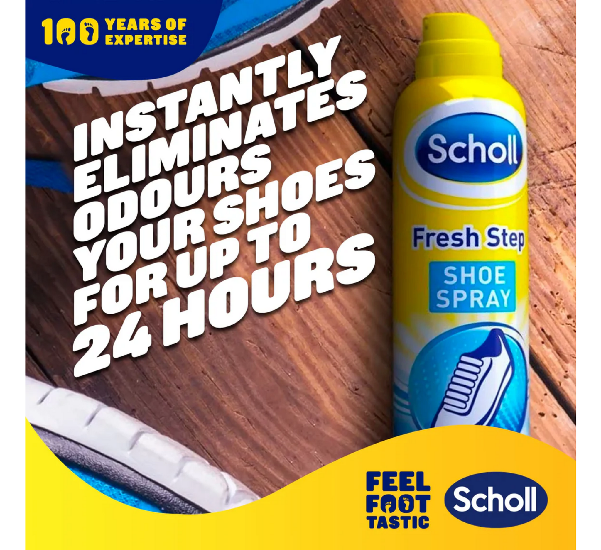 Sprej për këpucë Scholl Fresh Step *100gr