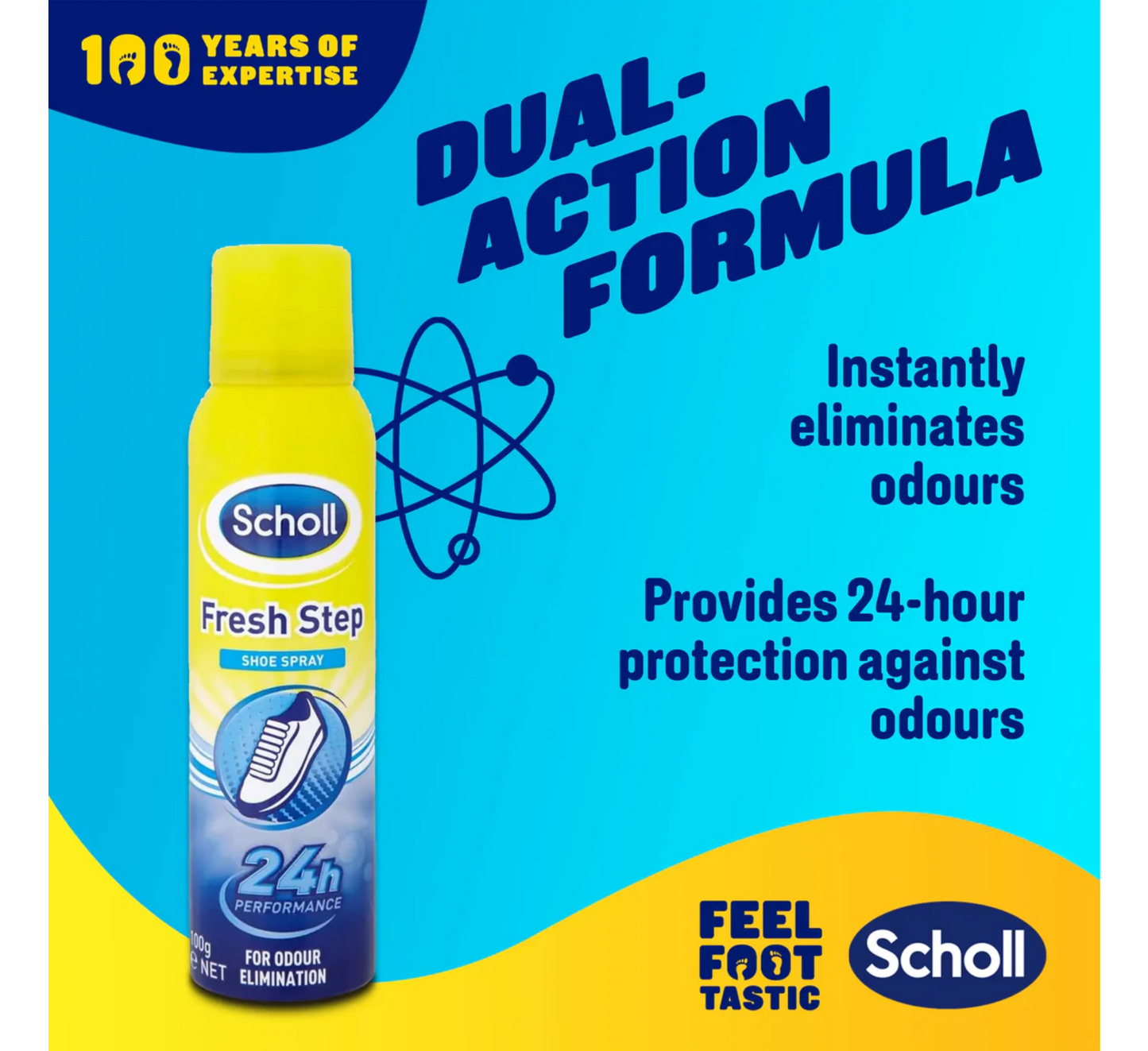 Sprej për këpucë Scholl Fresh Step *100gr