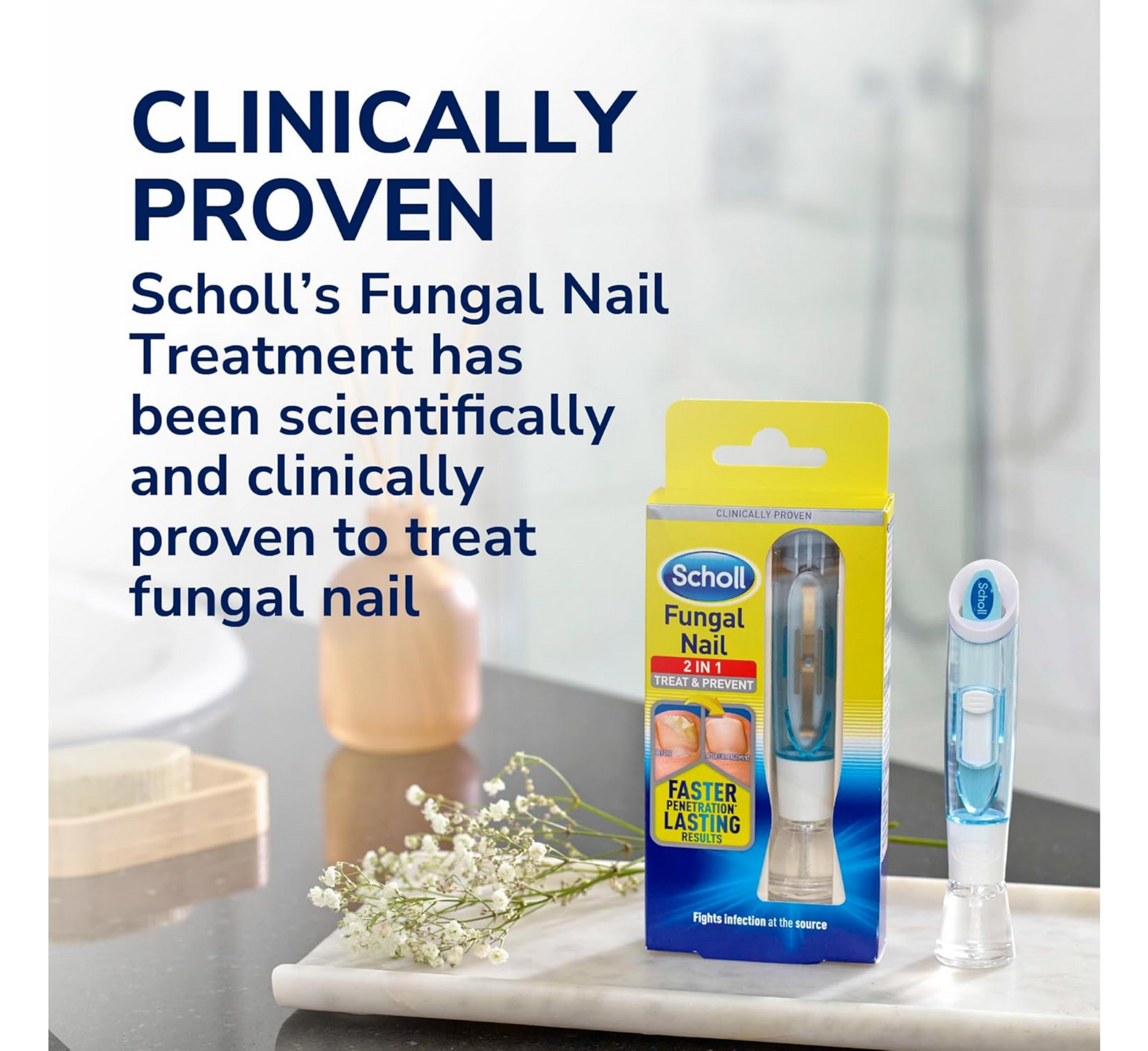 Scholl Trajtim dhe Parandalim i Thonjve Kërpudhash 2 në 1