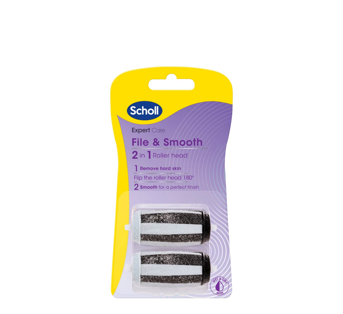Scholl ExpertCare File and Smooth 2-in-1 Roller Head Refill *2pcs