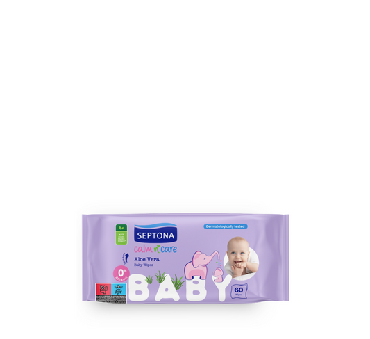 Septona Baby Wipes Aloe Vera *60pcs