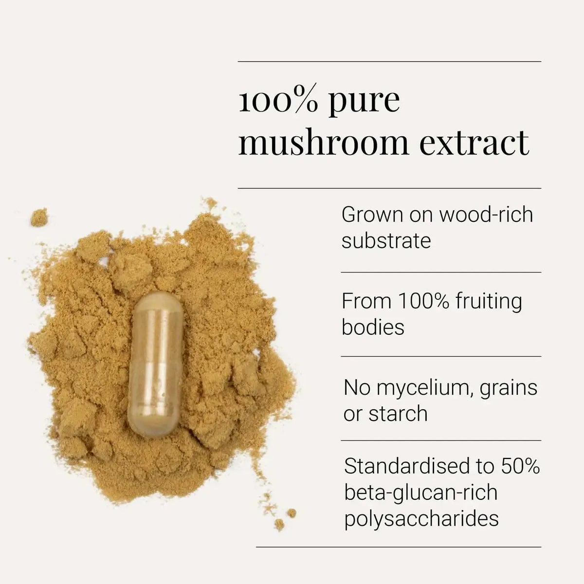 Shiitake Extract, Organic - 60 Vegicaps