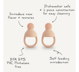 Silicone Baby Fresh Food Feeder 2-Pack 6 Months+