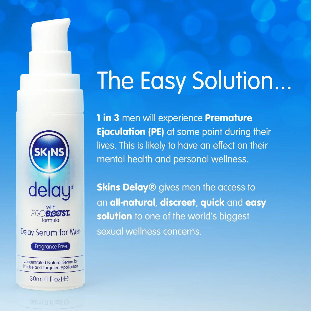 Natural Delay Serum For Men