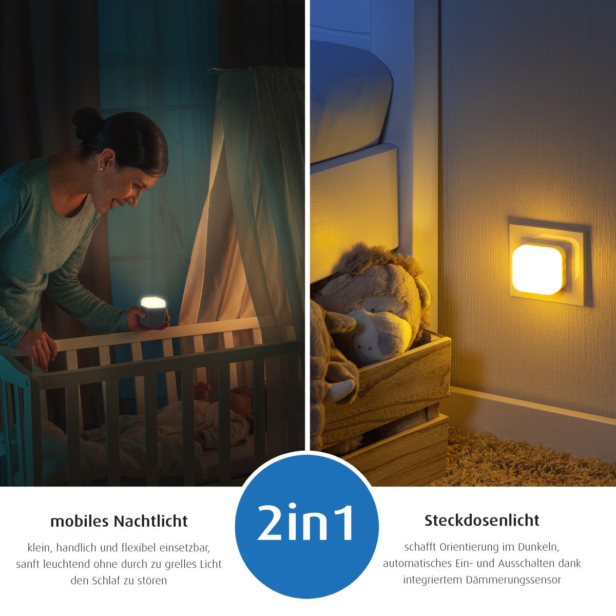 2in1 SleepLight - light grey
