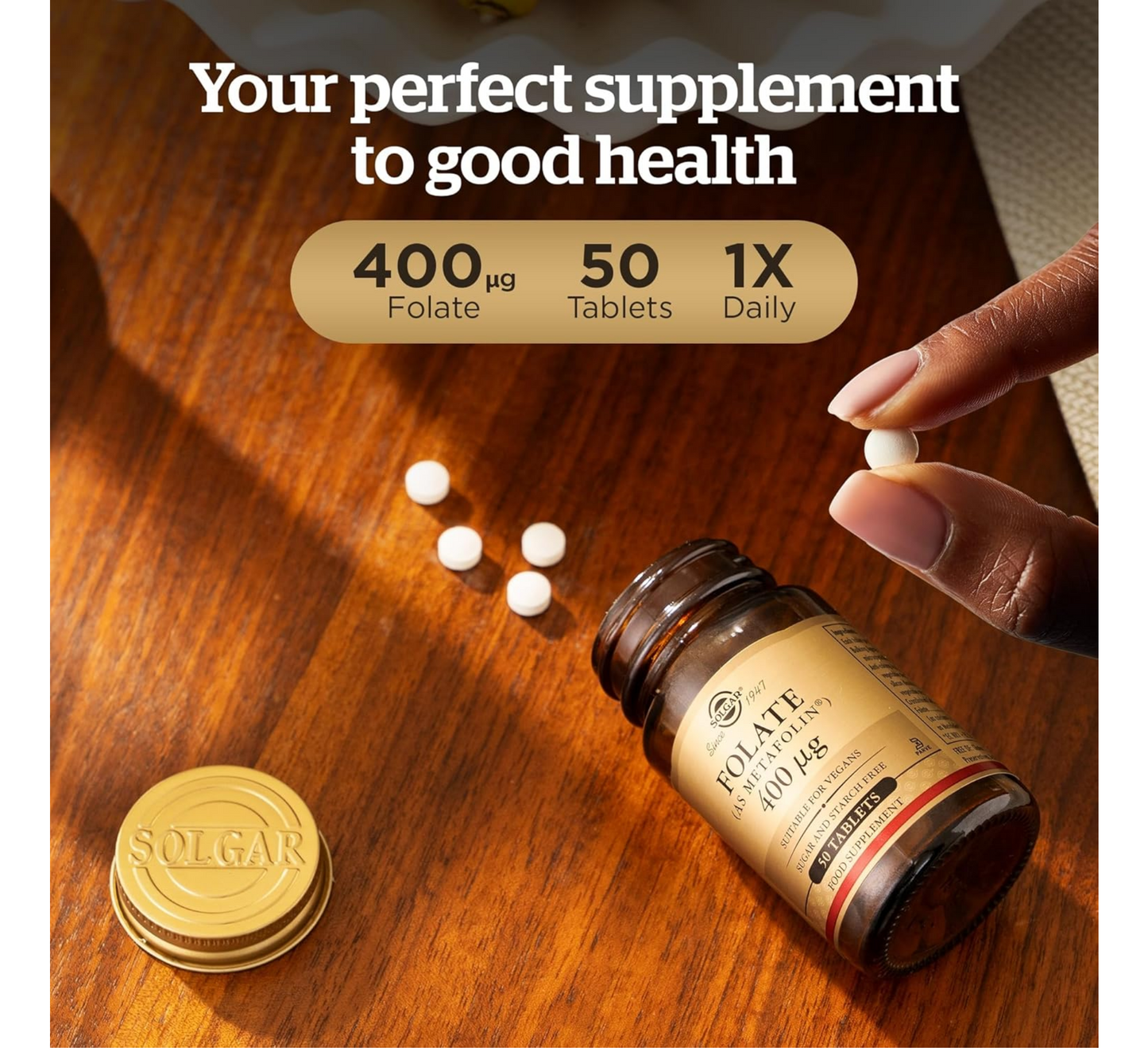 Solgar Folate 400 mcg *50tab