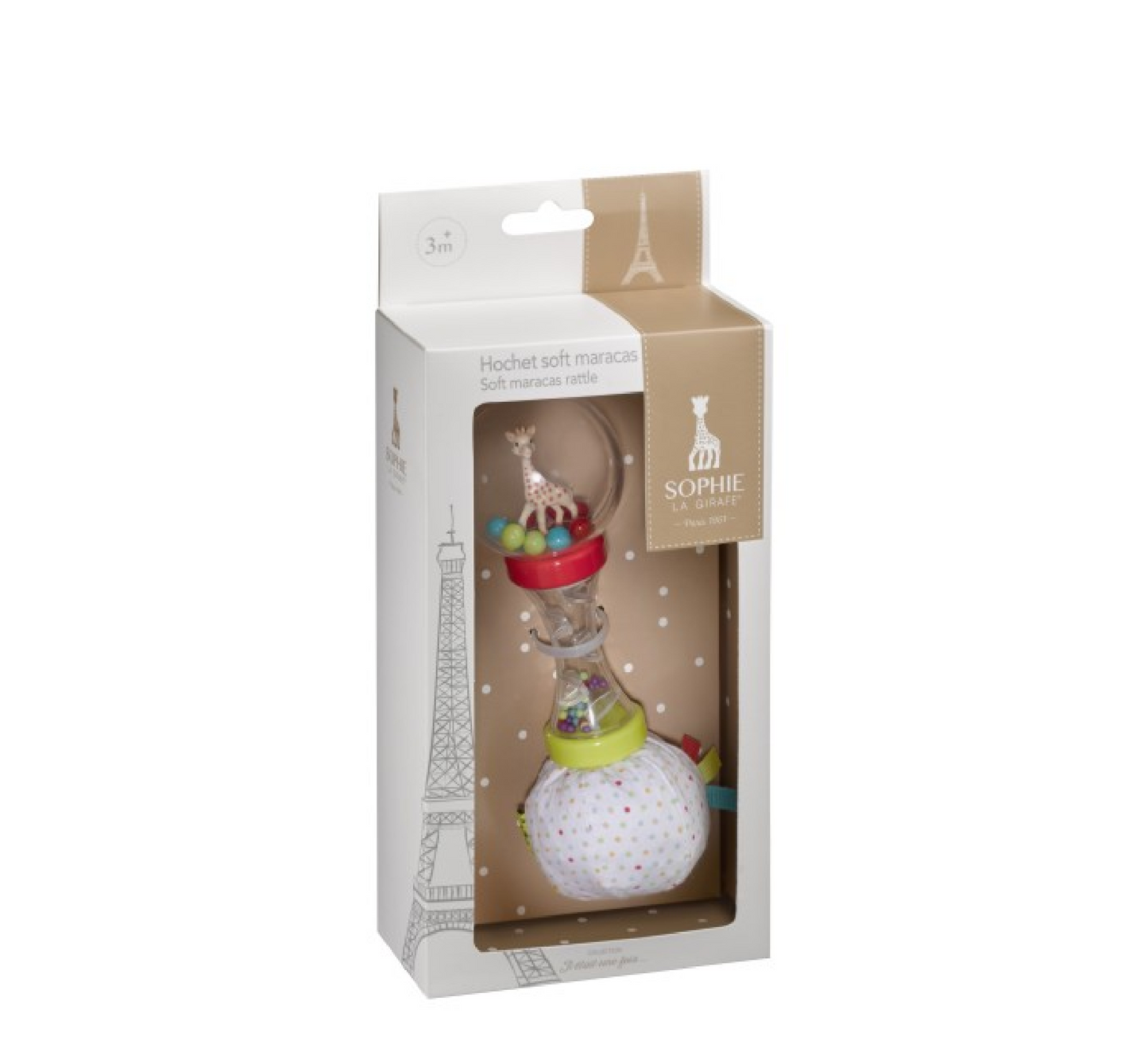 Sophie La Girafe Soft Maracas Rattle 3m+ 