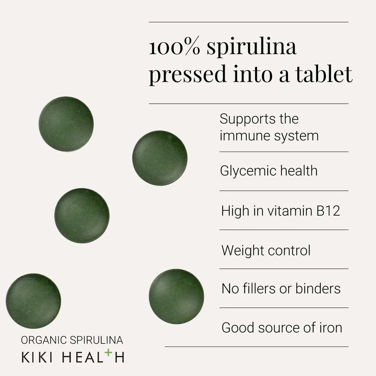 Spirulina Tablets, Organic - 200 Tablets