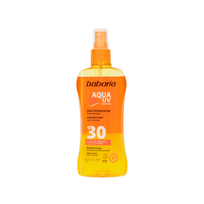 Babaria Sunscreen Spray Aqua UV SPF30 (*200ml)
