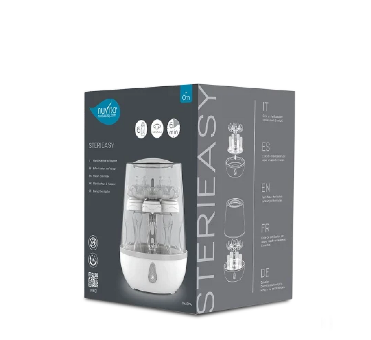 Sterilizues me avull Nuvita për shishet e foshnjave - Sterieasy 1083