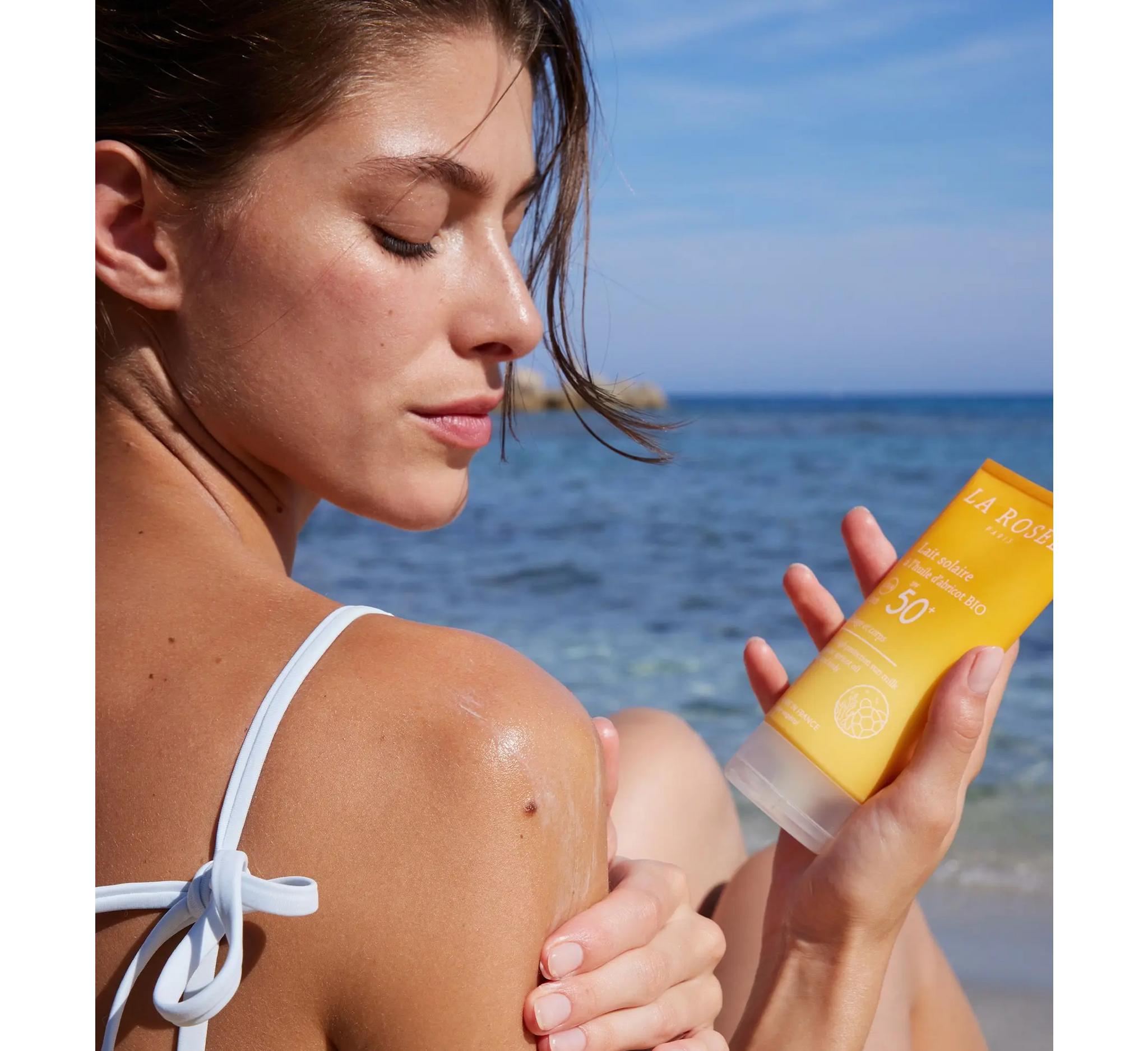 Qumësht mbrojtës nga dielli me vaj organik kajsie SPF 50+ *150ml