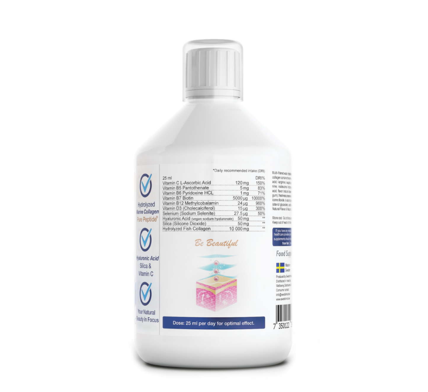 Kolagjen Detar Suedez Nutra + Kolagjen Peshku 10,000 mg *500ml