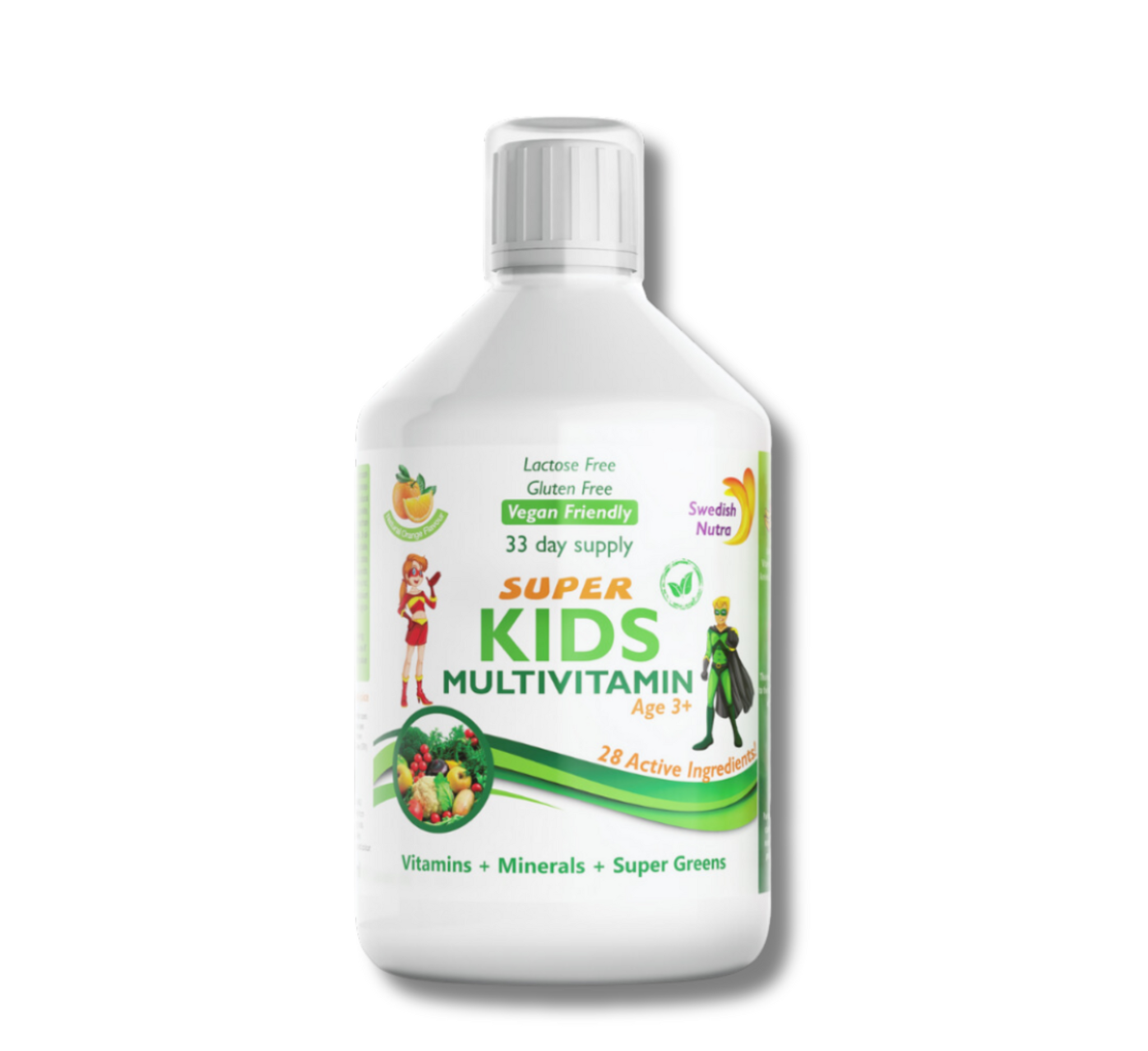 Multivitamina Suedeze Nutra Super për Fëmijë 3 Vjeç+ *500ml