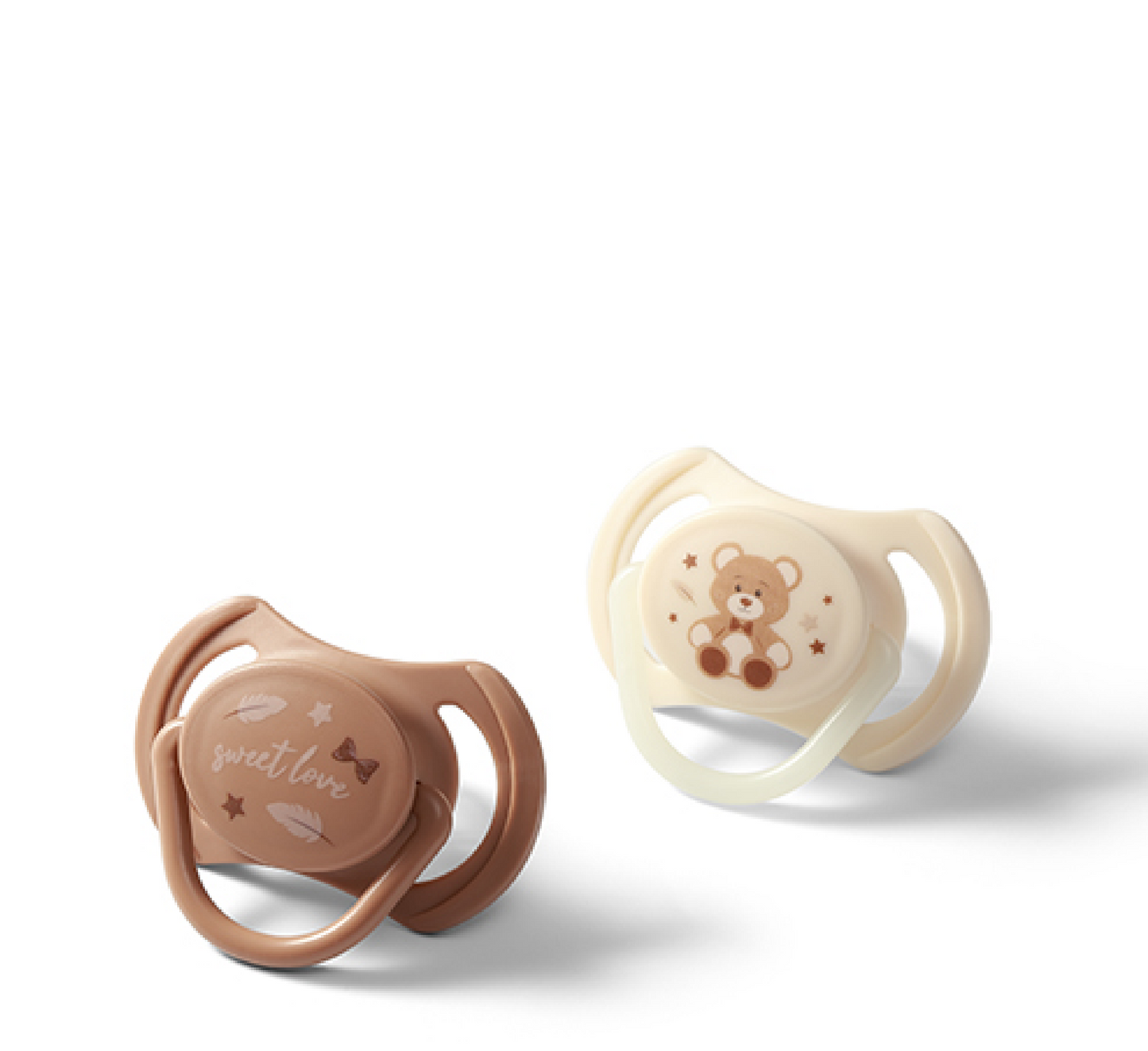 Symmetrical Silicone Baby Soothers