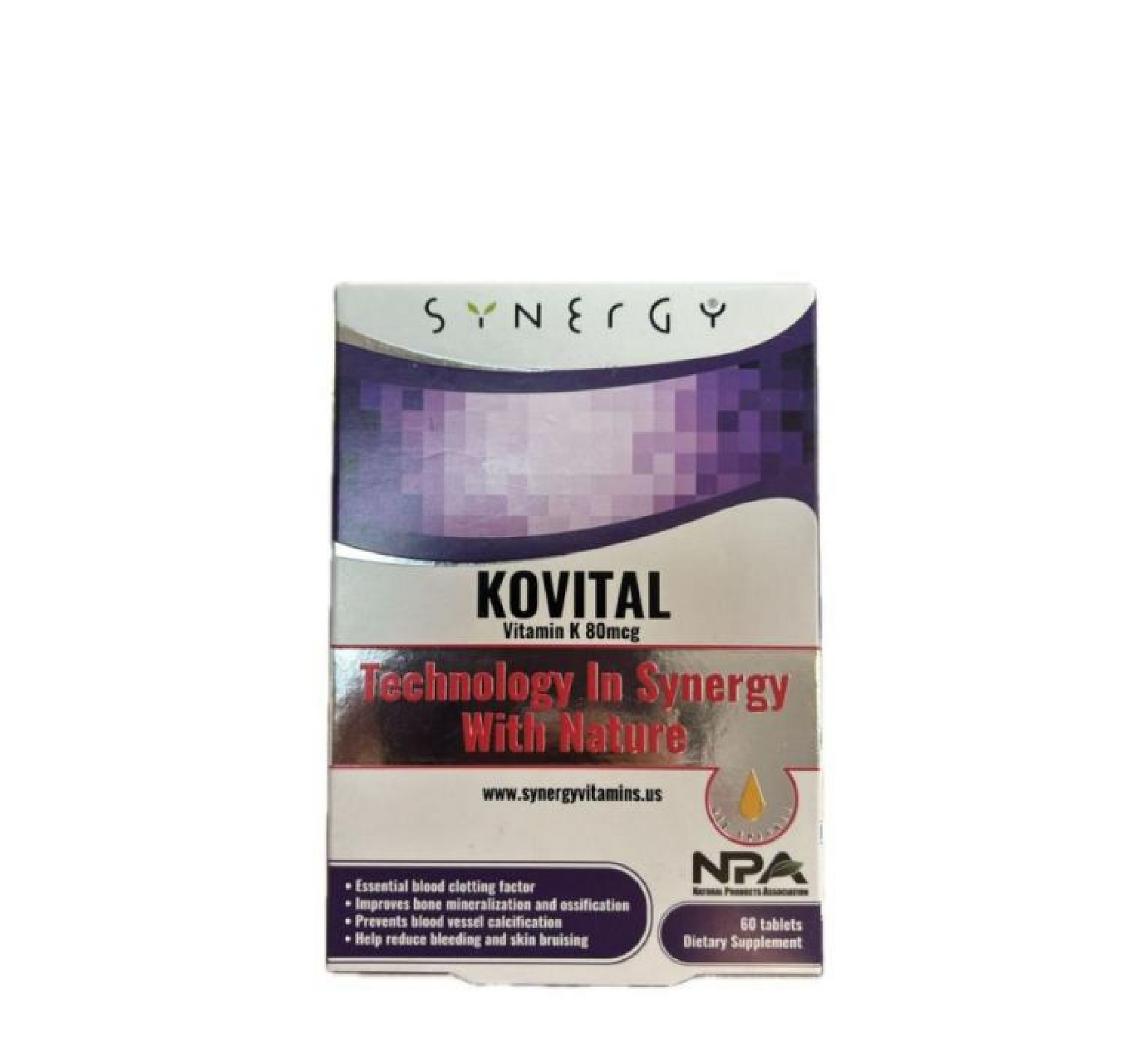Synergy KOVITAL Vitamin K 80 mcg *60tab