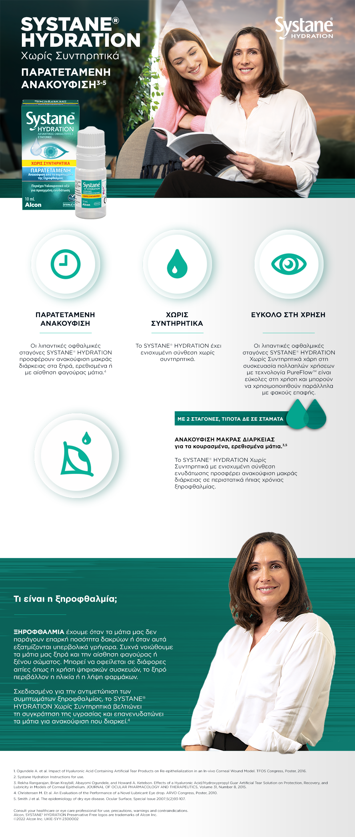 Systane Hydration Drops - Eye Drops With Hyaluronic Acid Without Preservatives, 10ml