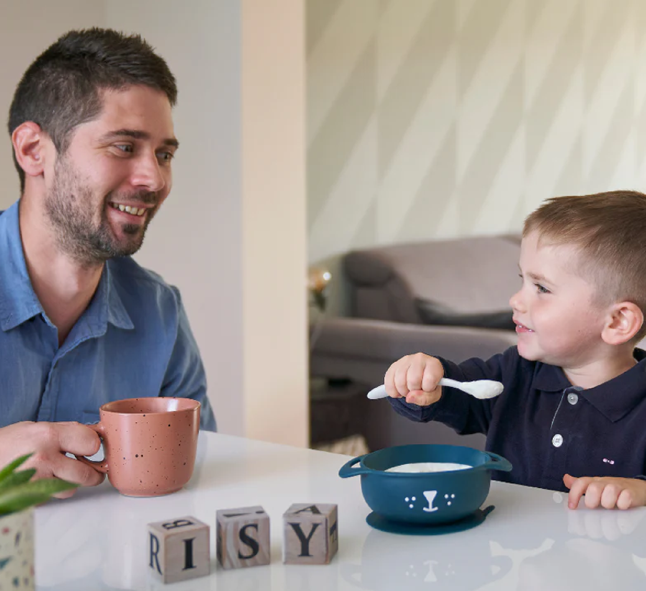 Taste ISY 2-Piece Silicone Bowl & Spoon Weaning Set