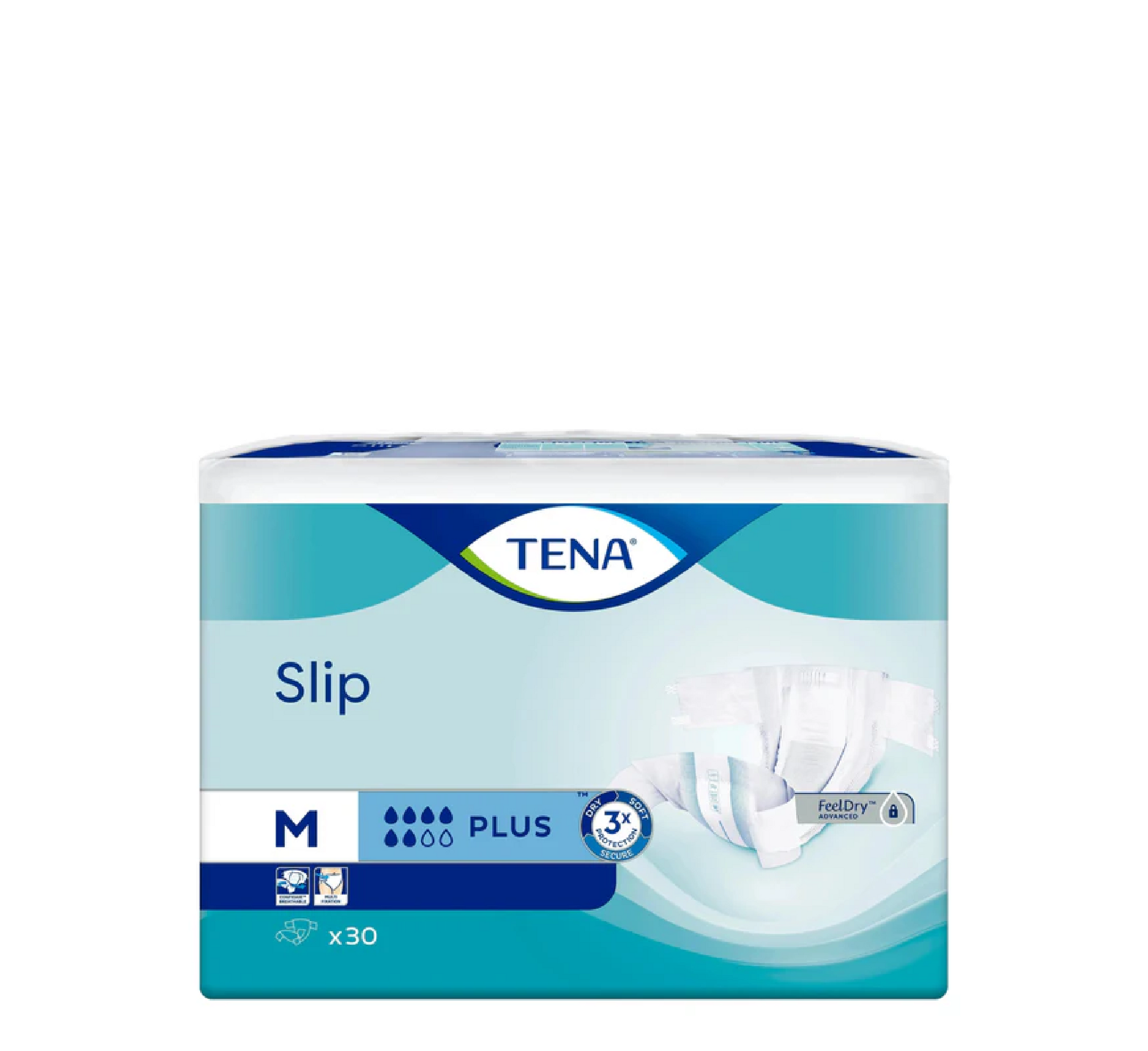 Pelena Tena Slip Plus me ngjyrë të mesme