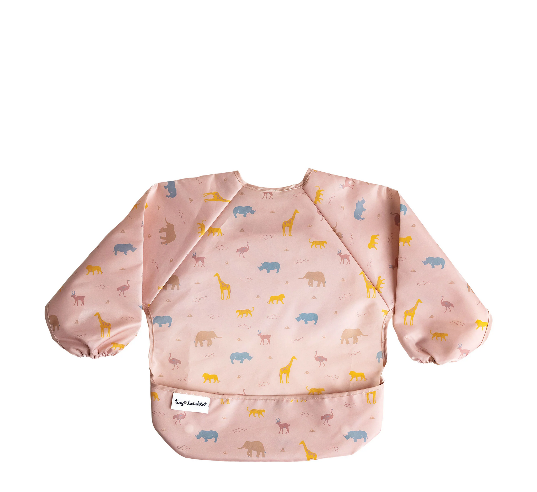 Tiny Twinkle Mess-Proof Full Sleeve Bibs 6-24 Months (gushore me mëngë)
