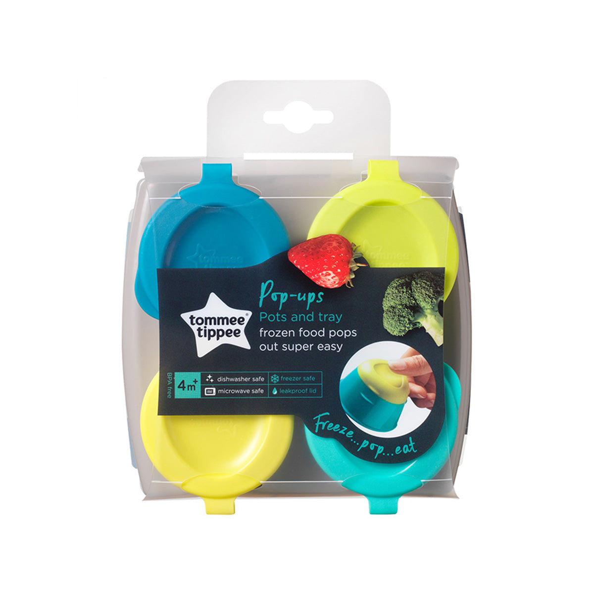 Tommee Tippee – Pop-ups pots and tray (4m+)