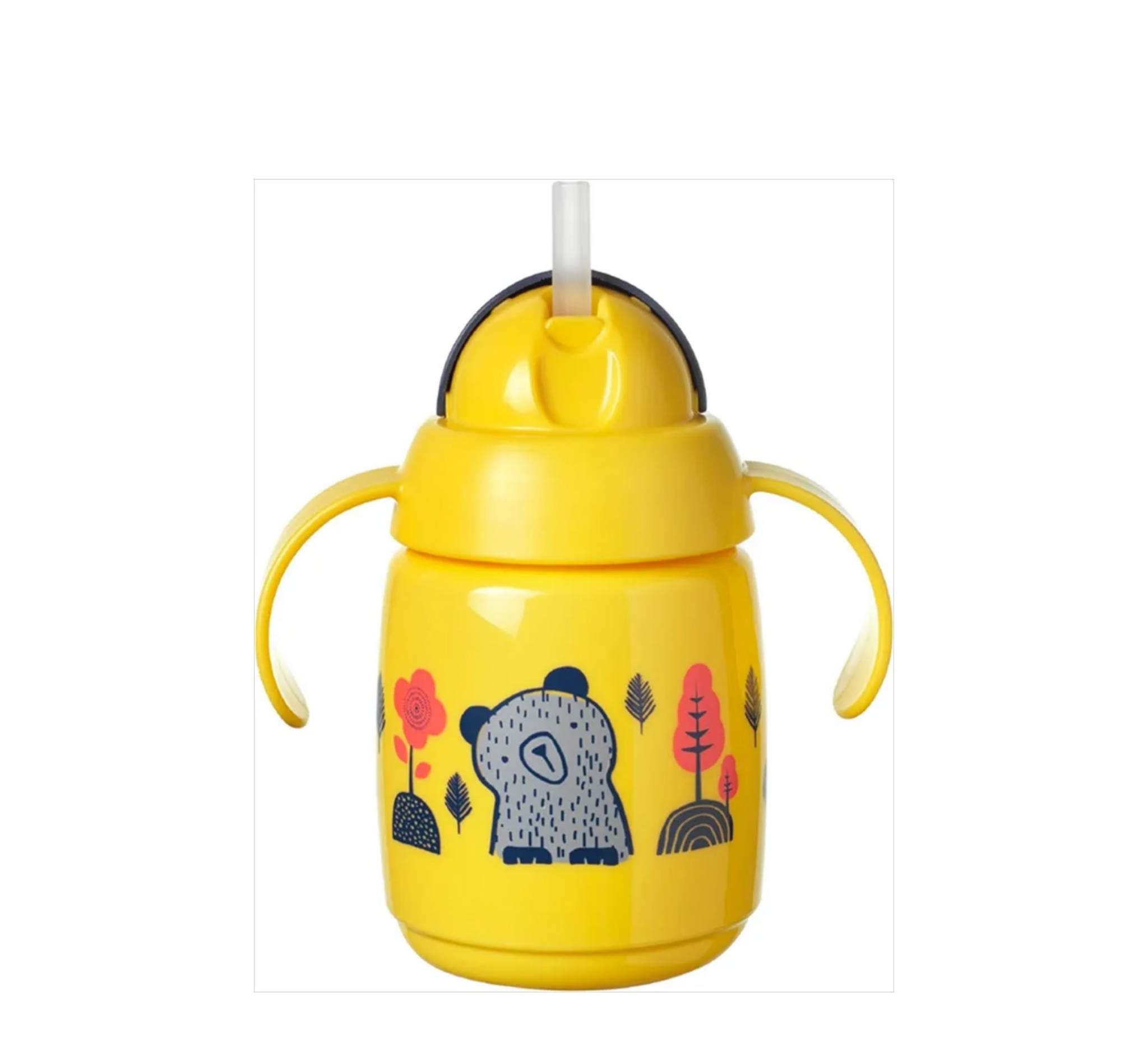 Tommee Tippee Training Straw Cup Yellow 6M+ *300ml
