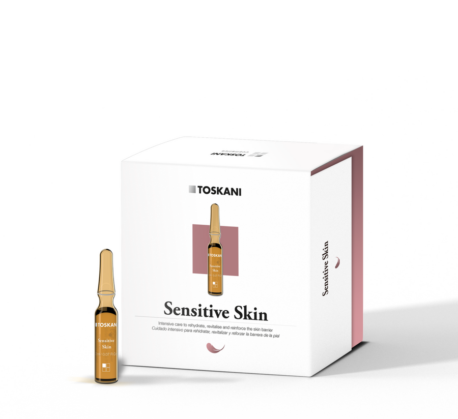Ampula TOSKANI për lëkurë të ndjeshme (15 x 2ml)