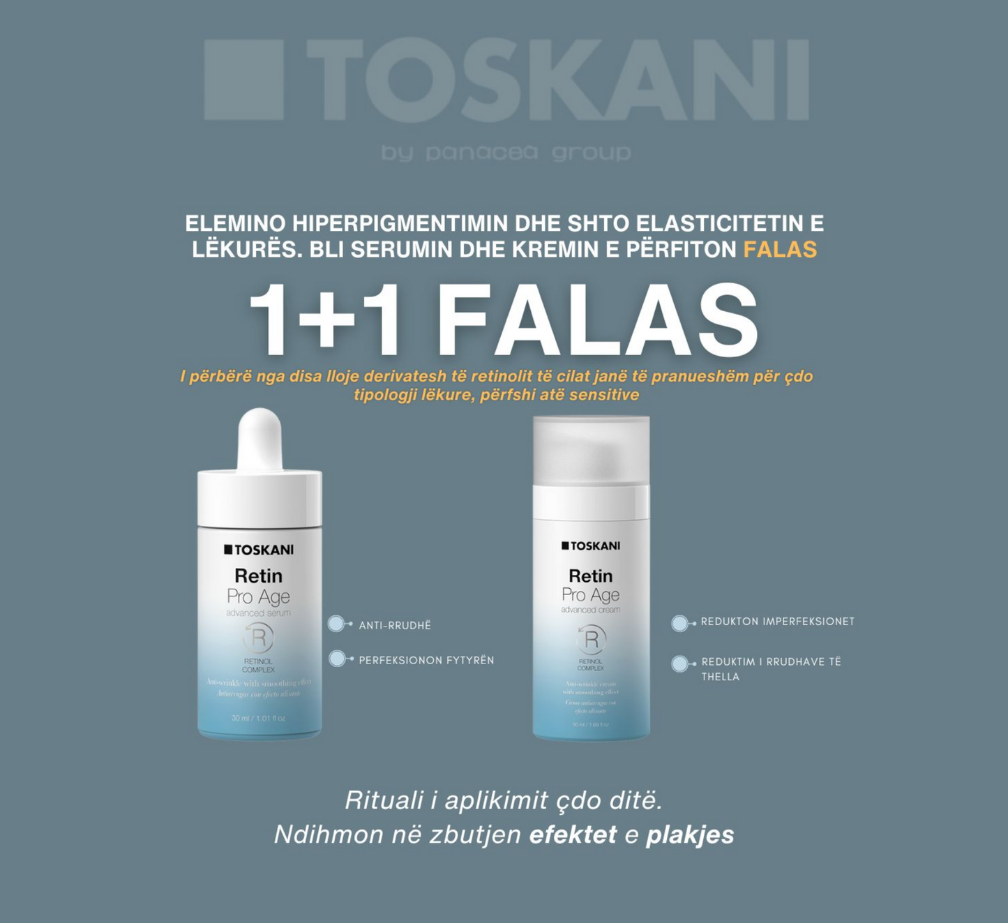 Toskani Set - Retin Pro Age Serum + Retin Pro Age Cream (FALAS)