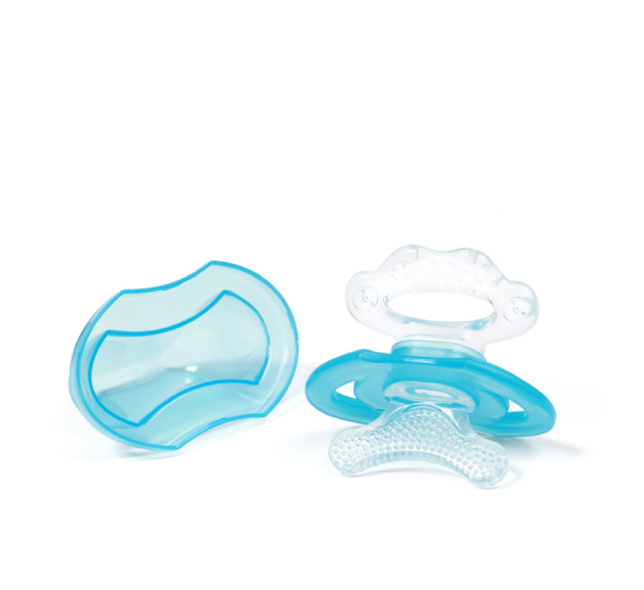 Twist-out Baby First Silicone Teether - Blue