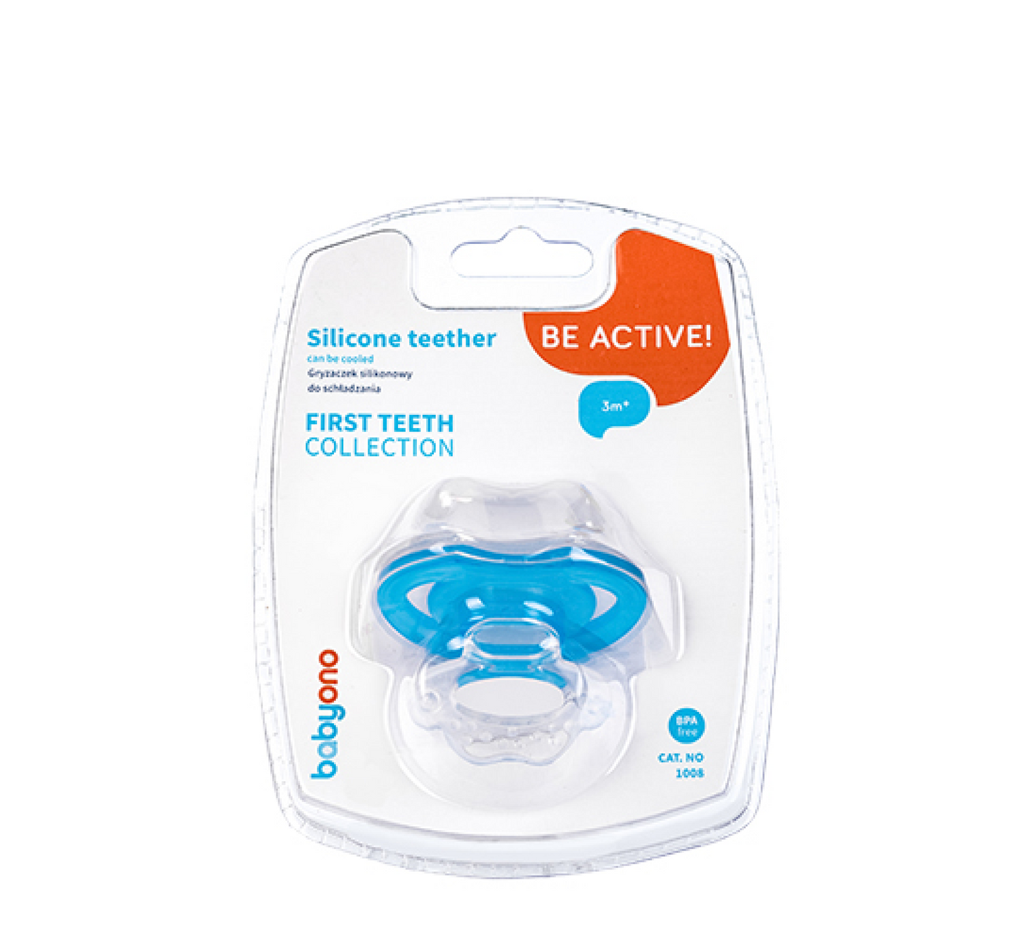 Twist-out Baby First Silicone Teether - Blue