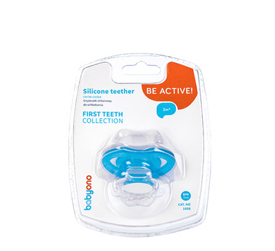 Twist-out Baby First Silicone Teether - Blue