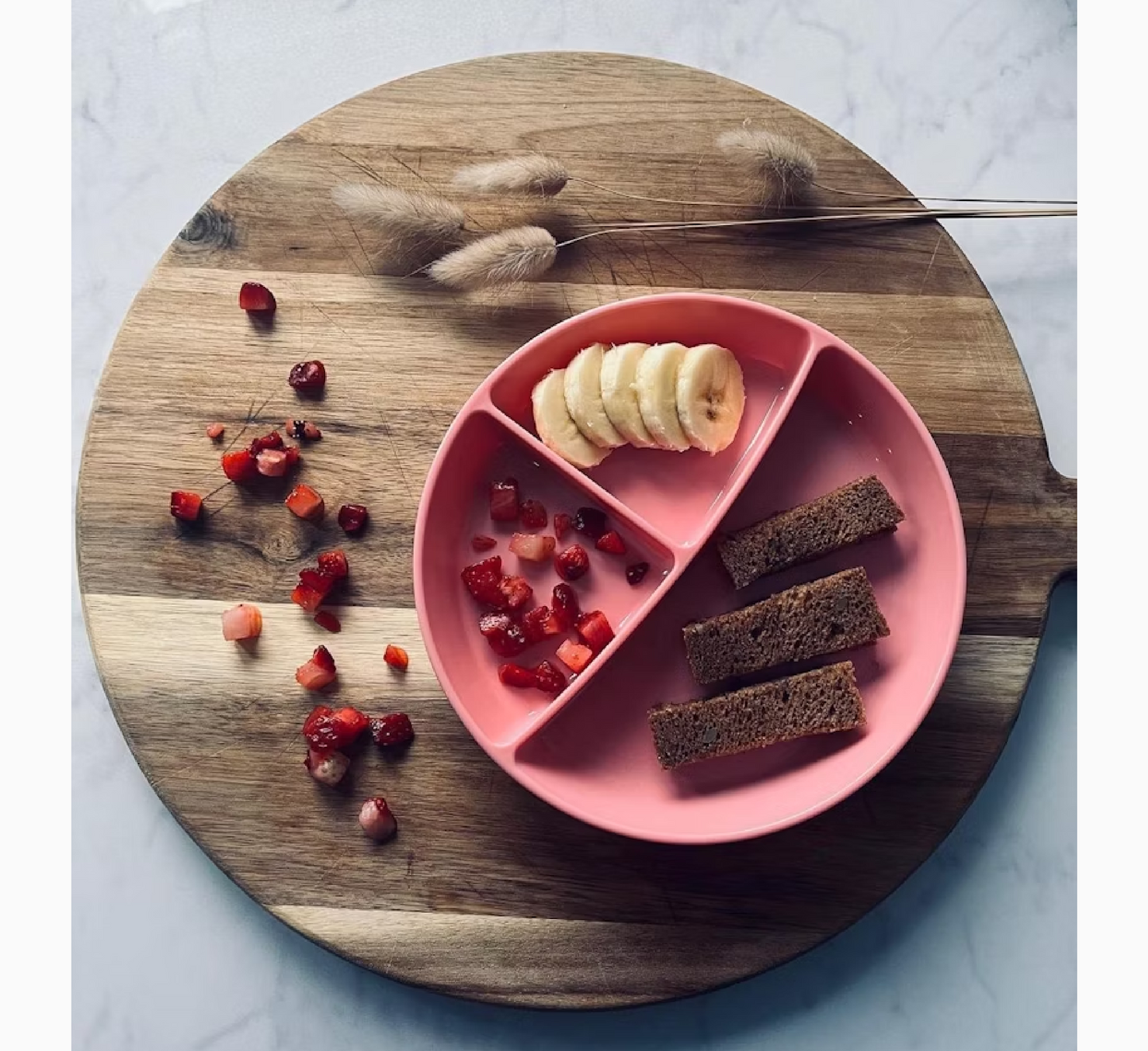 Twistshake Divided Infant Plate with Lid 6 Months+