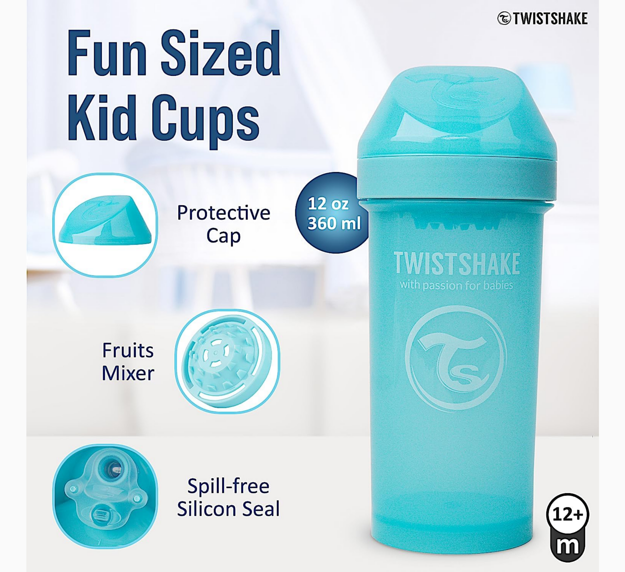 Twistshake Kid Cup (water bottle) 12 Months+ *360ml