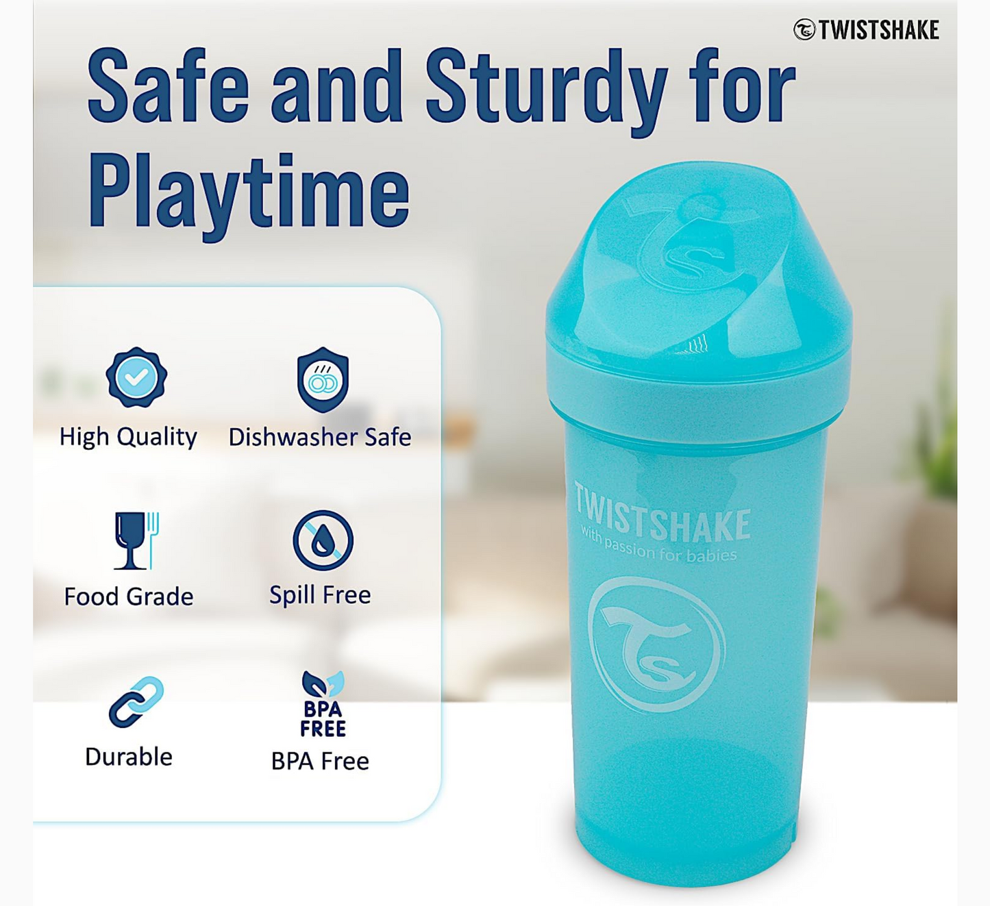 Twistshake Kid Cup (water bottle) 12 Months+ *360ml