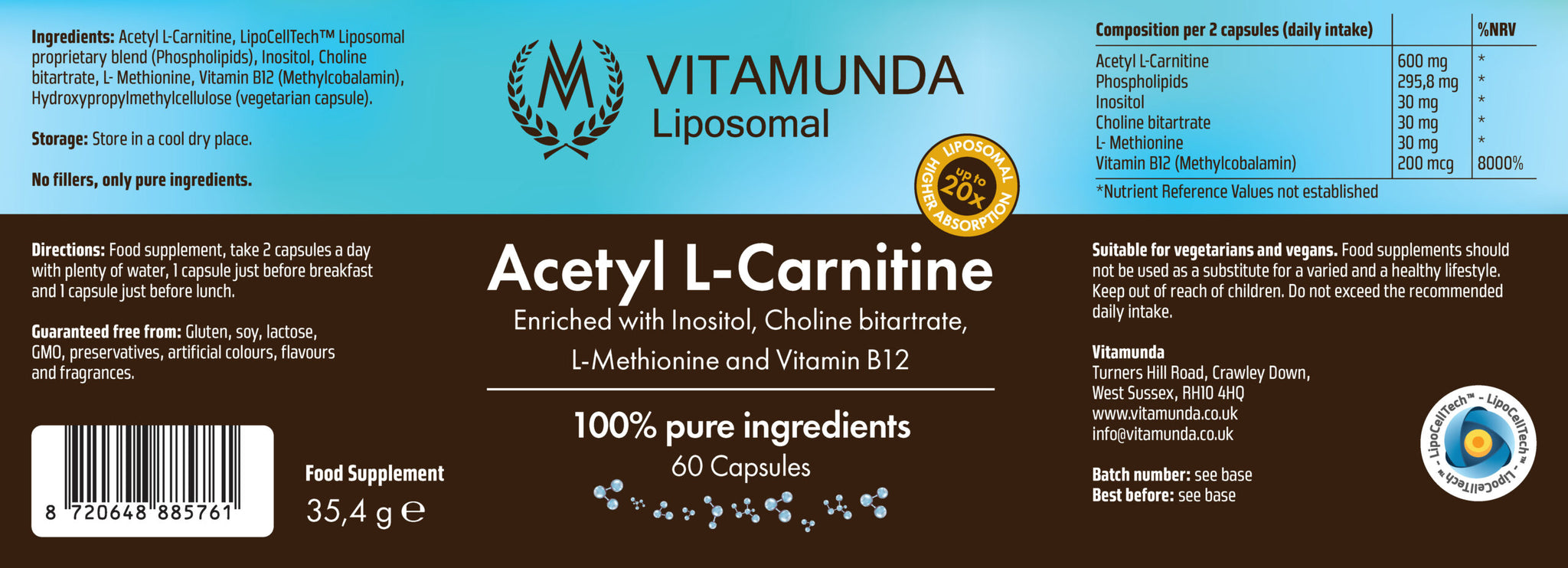 Liposomal Acetyl L-Carnitine
