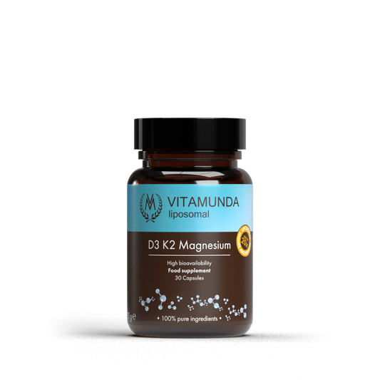 Liposomal Vegan D3 K2 Magnesium – 30 capsules