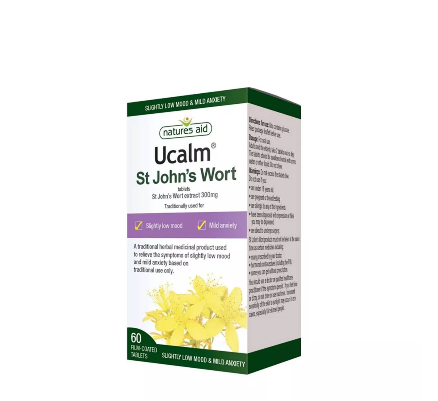 Ucalm St John's Wort Tablets *60 film coated tablets