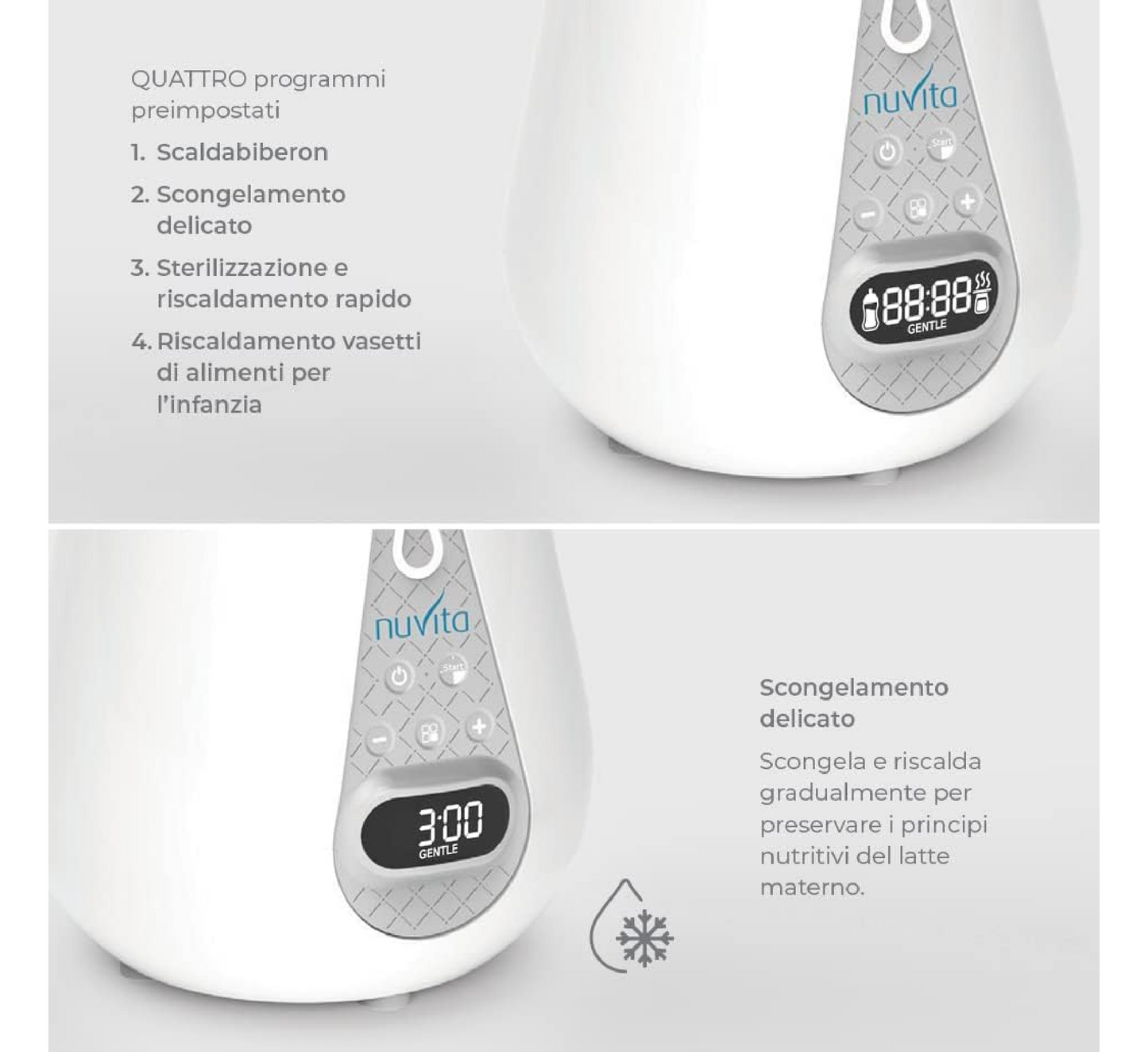 Ngrohës dhe Sterilizues Shishesh Ultra i Shpejtë Nuvita - 1170