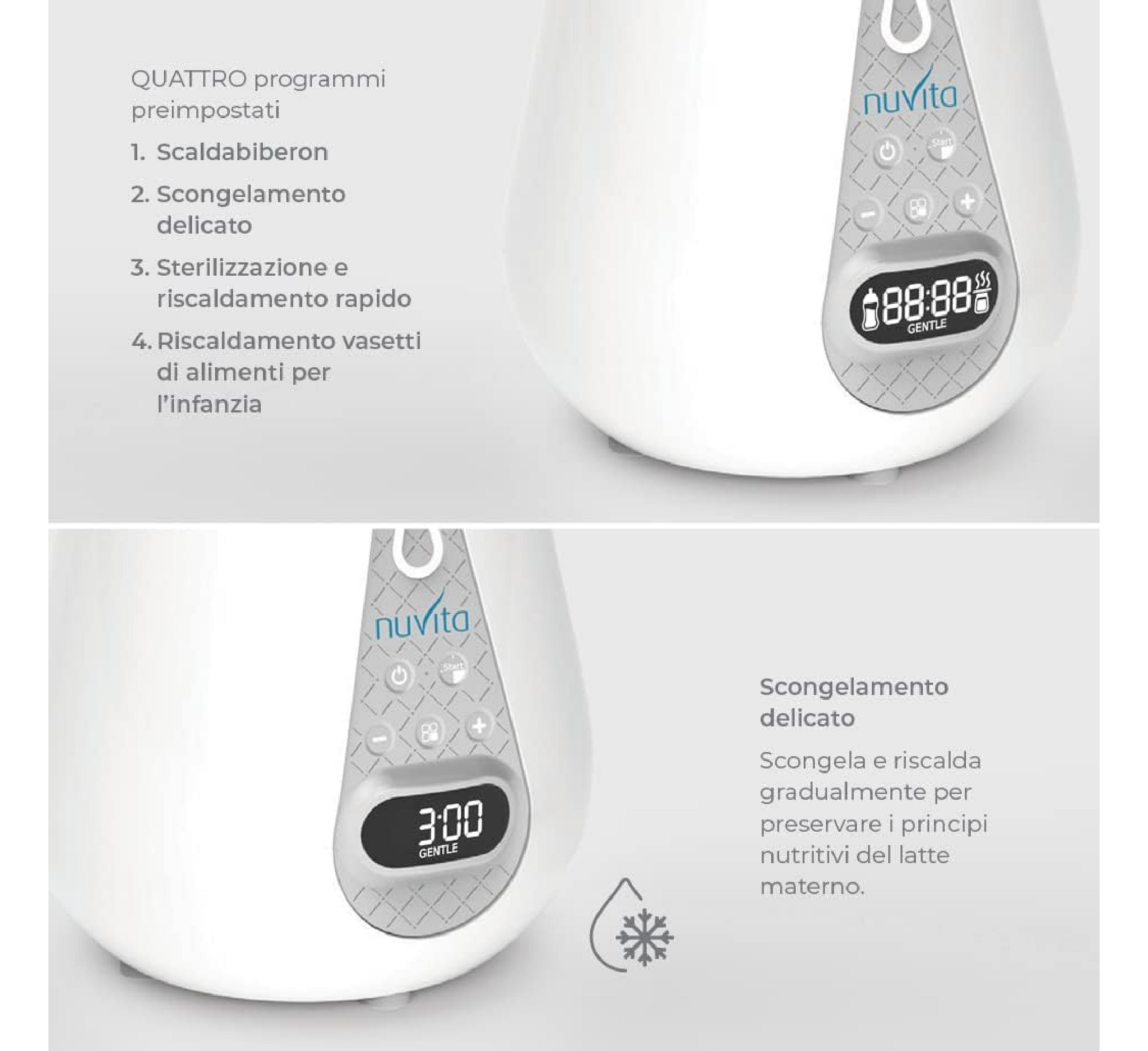 Ngrohës dhe Sterilizues Shishesh Ultra i Shpejtë Nuvita - 1170