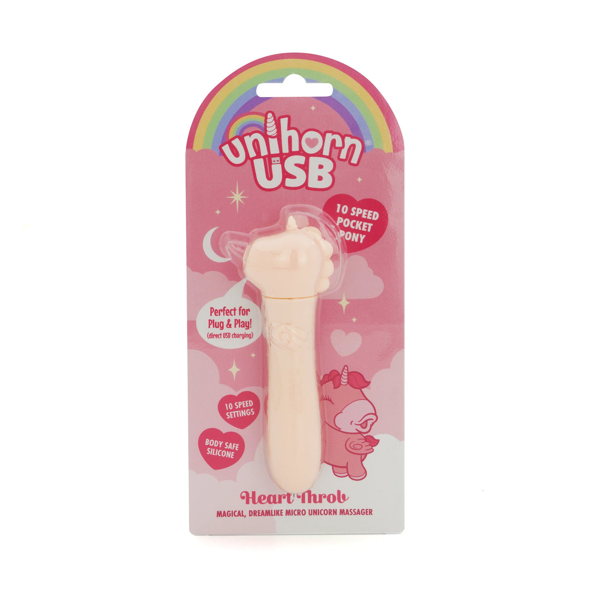 Heart Throb USB Bullet Vibrator