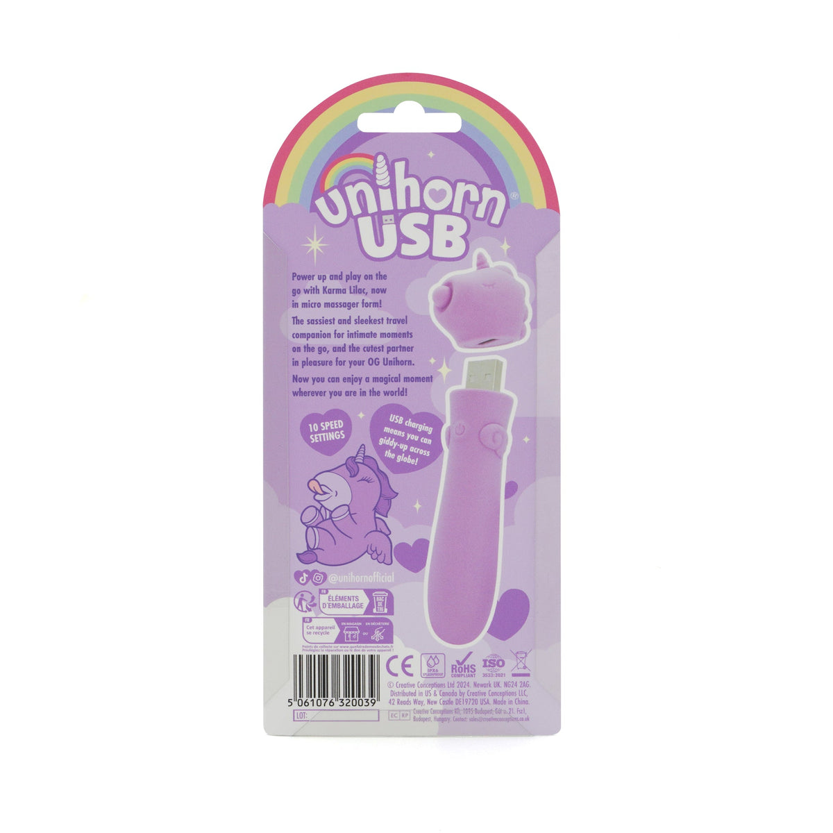 Karma Lilac USB Bullet Vibrator