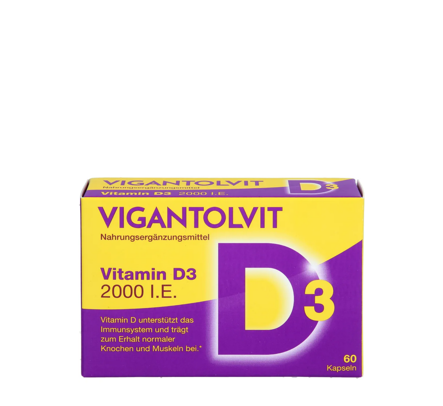 VIGANTOLVIT Vitamin D3 2000 I.E. (*60caps)