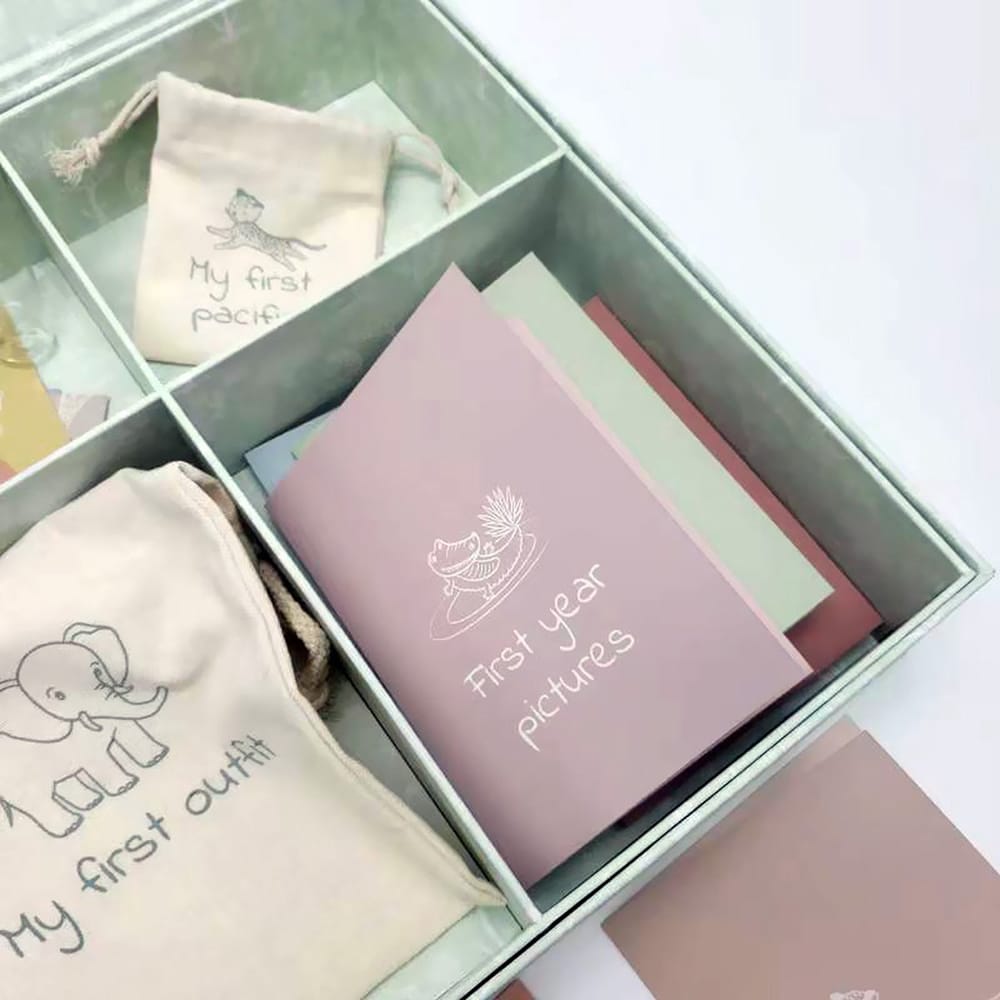 LUVION® Baby Memory Box Green