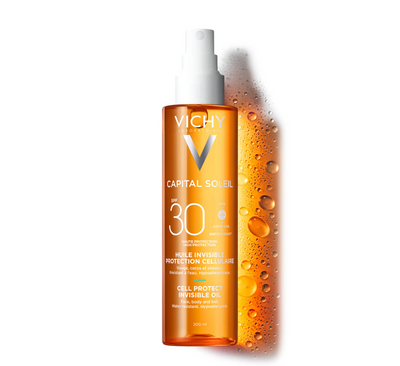 Vichy Capital Soleil Cell Protect Invisible Oil Spf 30+ (*200ml)