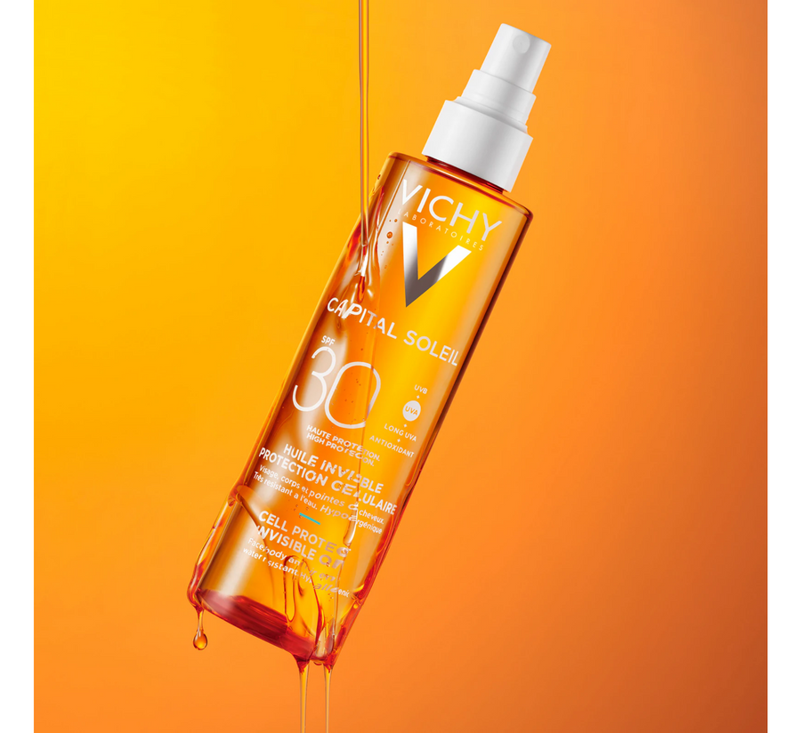 Vichy Capital Soleil Cell Protect Invisible Oil Spf 30+ (*200ml)