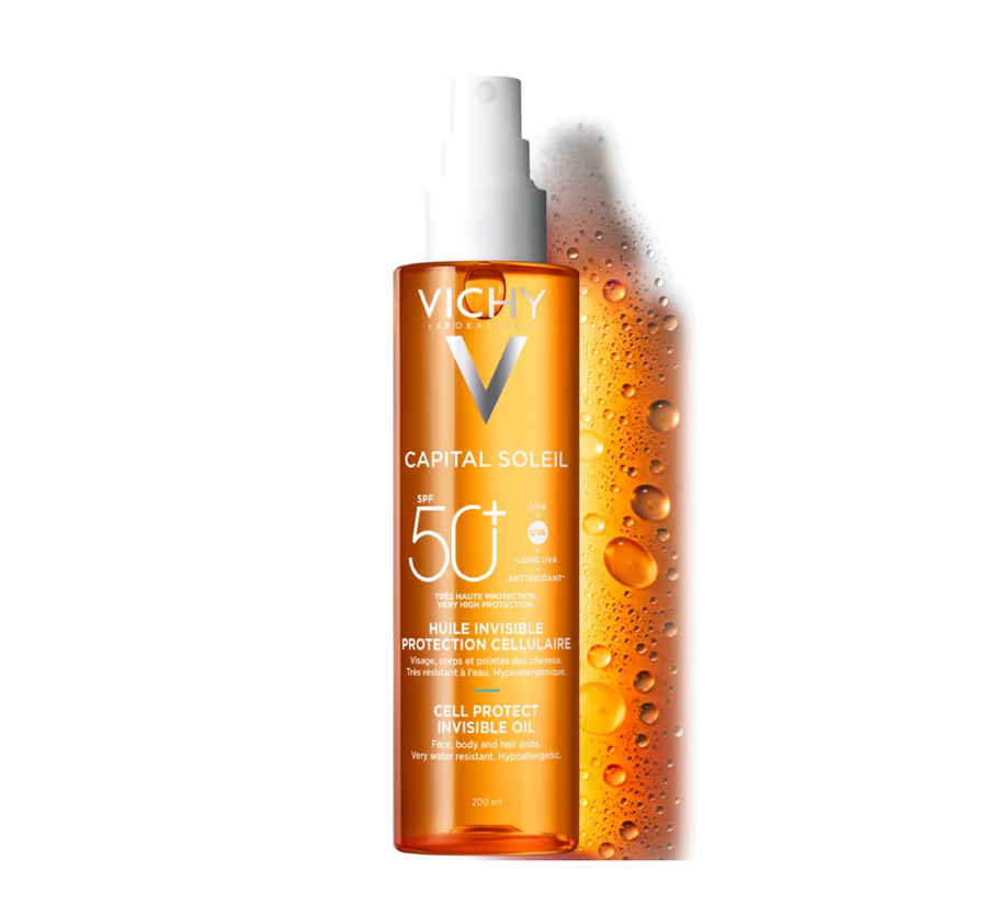 Vichy Capital Soleil Cell Protect Invisible Oil Spf 50+ (*200ml)