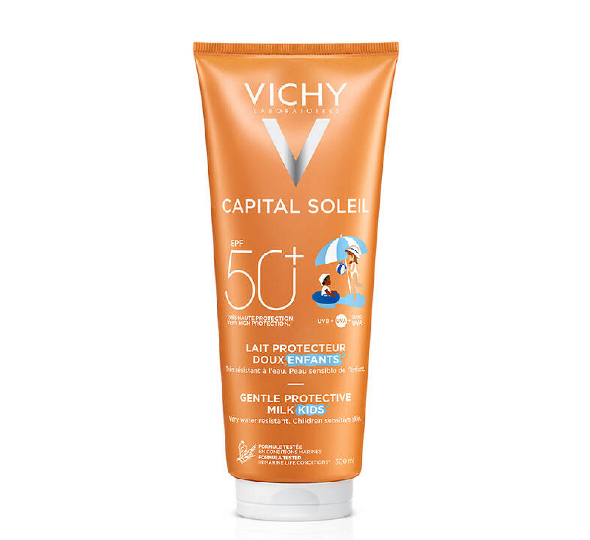 Vichy Capital Soleil Qumësht Mbrojtës i Butë për Fëmijë SPF50+ *300ml