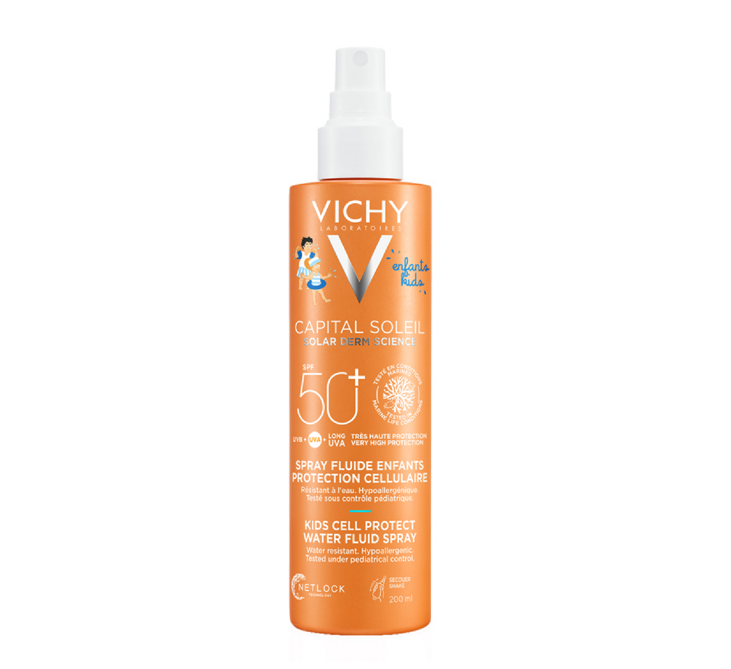Vichy Capital Soleil Kids Water Fluid Spray Spf 50+ (*200ml)