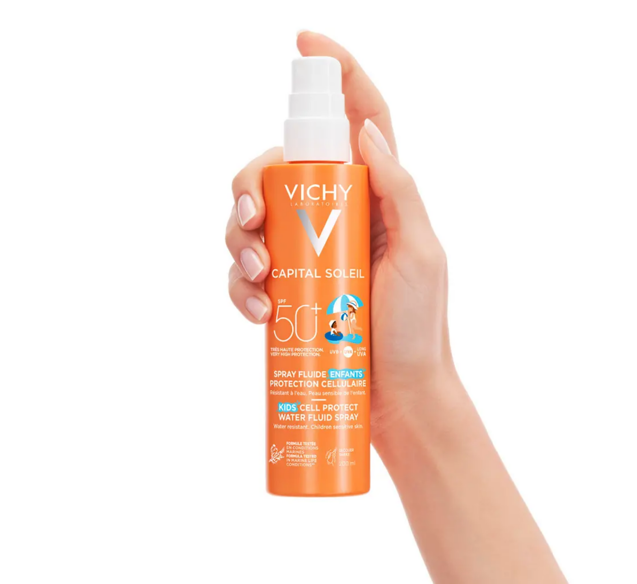 Vichy Capital Soleil Kids Water Fluid Spray Spf 50+ (*200ml)